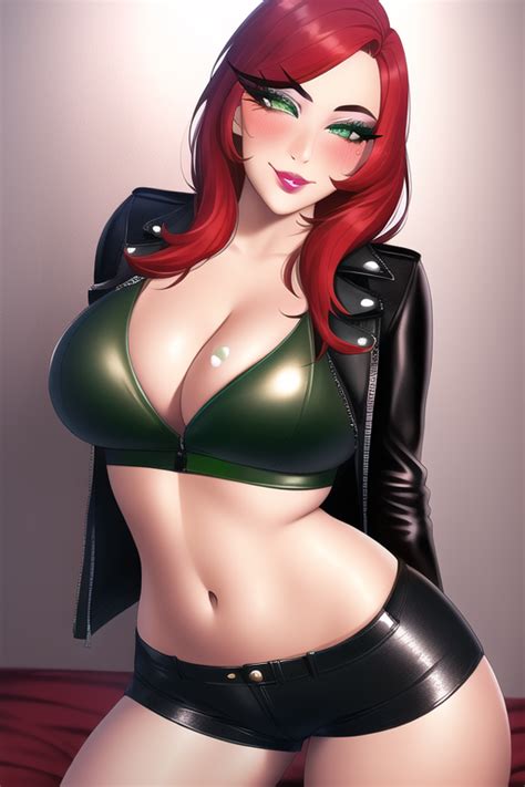 Sexy Red Haired Hooker Wearing Black Leather Jack By Varm209 On Deviantart