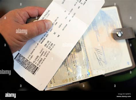 Airplane Ticket High Resolution Stock Photography And Images Alamy