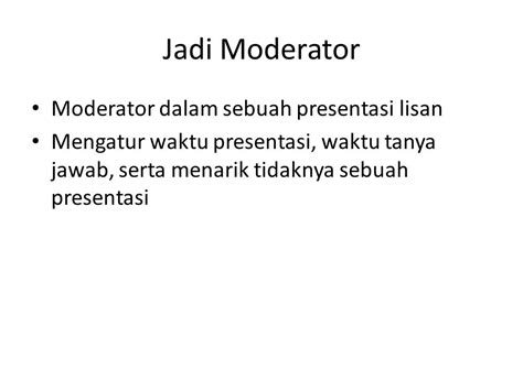 Contoh Teks Moderator Presentasi 10 Contoh Teks Mc Formal Semi Formal