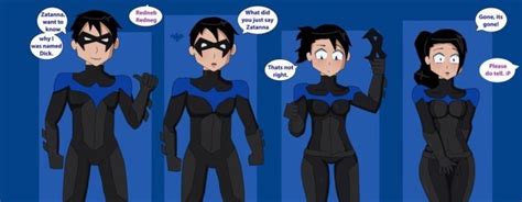 Pin By Me And The Cat On Tg Things Transgender Comic Rule 63 Nightwing