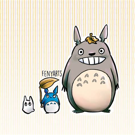 Ghibli chibi - Totoro by fenyarts on DeviantArt