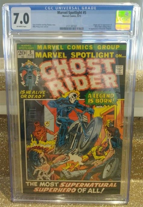 Comicsvalue Marvel Spotlight Cgc First Appearance Of Ghost