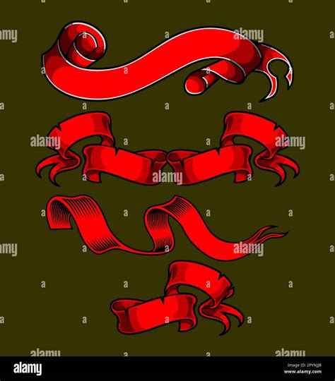 ribbon vector template Stock Vector Image & Art - Alamy