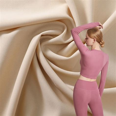 In Stock 4 Way Stretch Double Face Knitted 82 Nylon 18 Spandex Fabric