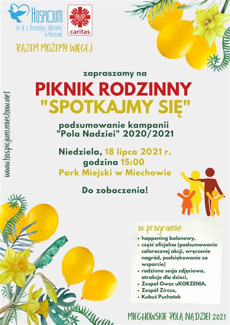 Zaproszenie Na Piknik Rodzinny Spotkamy Si S Abosz W