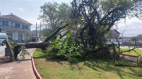 Passagem De Ciclone Extratropical Deixa Danos Em Cidades Do Litoral De