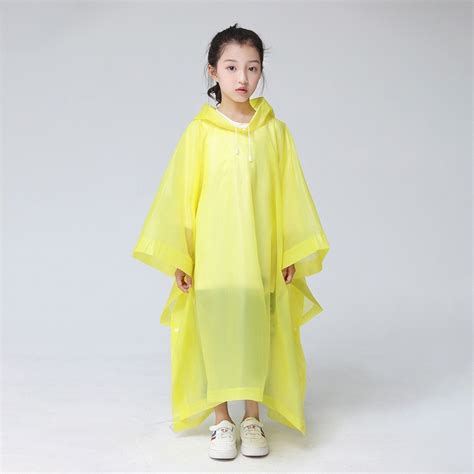 Jual Jas Hujan Model Poncho Untuk Anak Dengan Bahan Eva Waterproof