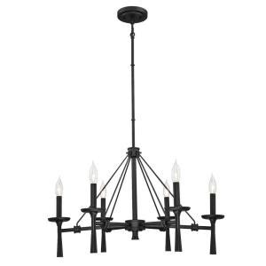 Westinghouse Sierra Light Matte Black Chandelier