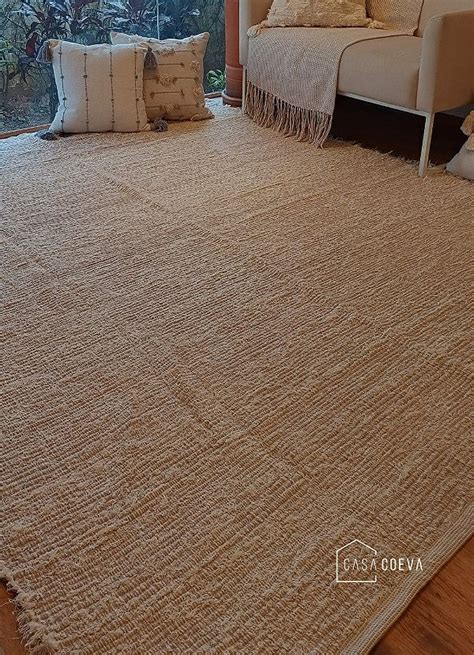 Tapete Peludo Algod O Sala Quarto Versatto Nude Cru X Casa Coeva Tapetes Mantas E
