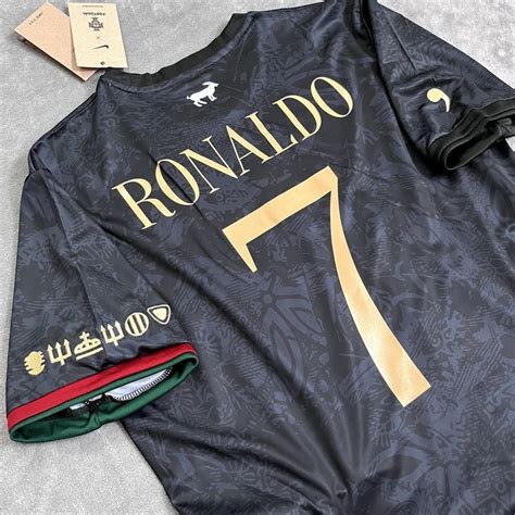 Ronaldo GOAT Portugal Jersey For Fans 23 24 Portugal Special Edition