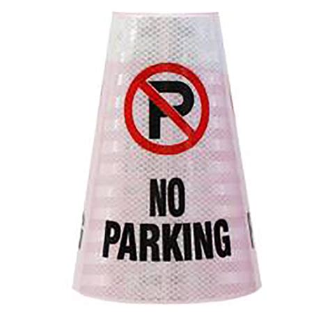 No Parking High Reflective Cone Message Collar Sleeves China Road