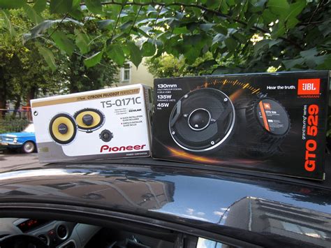 Установка акустики в C3 Pluriel: Pioneer TS-Q171C и JBL GTO-529 ...