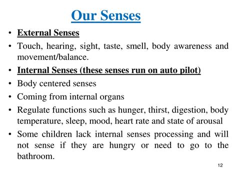 Ppt Sensory Integration Powerpoint Presentation Free Download Id 9679184