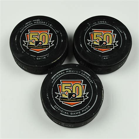 Set of Schenn Hat Trick Pucks Up for Auction