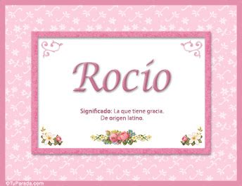 Roc O Nombre Significado De Roc O