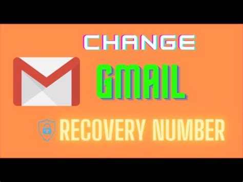 Gmail Id Ka Recovery Number Kaise Change Kare How To Change Gmail