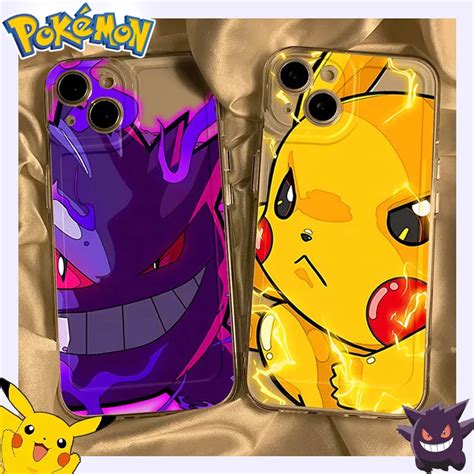 Funda De Tel Fono Pokemon Pikachu Gengar Para Iphone Pro