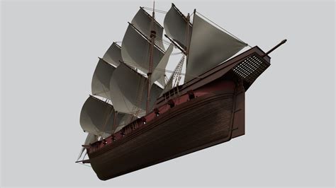 Frigate 3D Model - TurboSquid 2055462