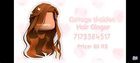 Pin By Aesthetic Roblox Life On Roblox Ginger Hair Codes Ginger Blonde Hair Ginger Hair