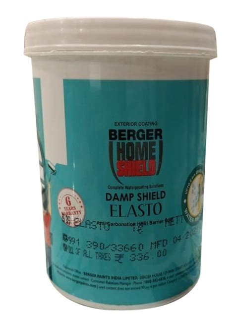 Berger Home Shield Damp Elasto Packaging Size Litre At Rs Kg In