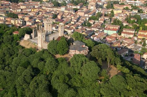 Luftbild Valeggio Sul Mincio Ruine Und Mauerreste Der Ehemaligen