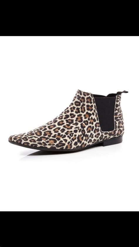 Leopard Chelsea Boots River Island Chelsea Boots Boots Shoes