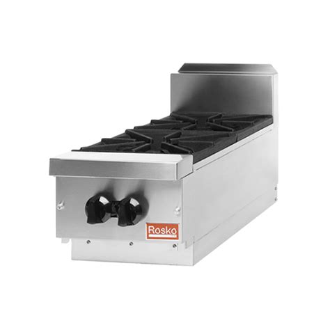 Rosko RO RCG 12NG 12 Natural Gas Hot Plate Vortex Restaurant Equipment
