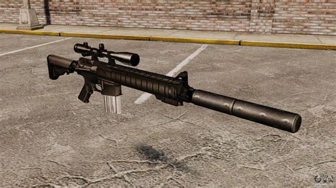 The SR-25 sniper rifle for GTA 4