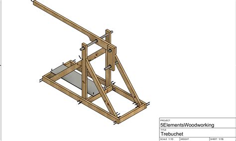 Trebuchet Build Plans - 5Elements Woodworking