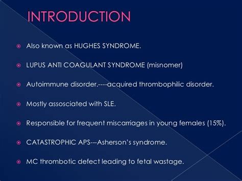 Antiphospholipid Antibody Syndrome