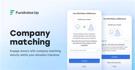 Company Donation Matching Platform Fundraise Up