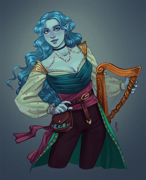 Rachel Denton On Twitter A Triton Bard Named Faeloryn For A