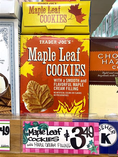 Maple Leaf Cookies 4 These Are The Best Fall Foods From Trader Joe