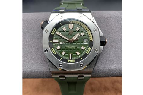 Audemars Piguet Royal Oak Offshore Diver Green 15710 JF 1 1 Best