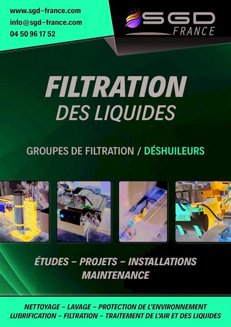 Pdf Filtration Sgd France Seuil De Filtration