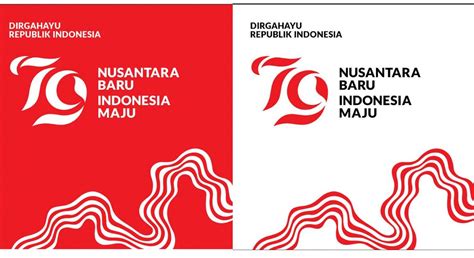 Filosofi Dan Makna Logo Hut Ri Ke 79 Nusantara Baru Indonesia Maju