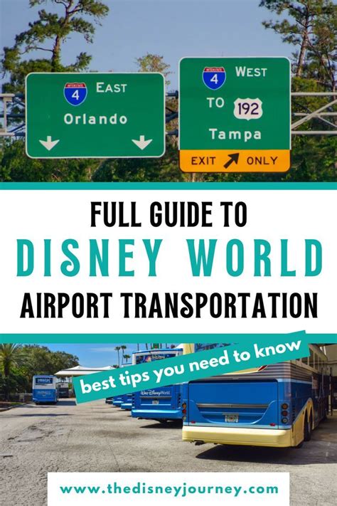 Guide To Disney Airport Transportation Options 2023 The Disney