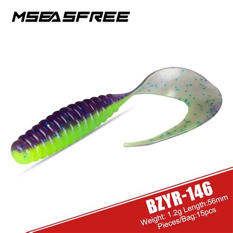 MSEASFREE Силиконовые мягкие приманки для ловли рыбы 15 шт. | AliExpress