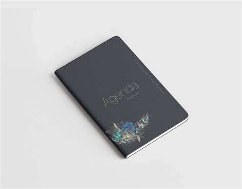 Free Simple Agenda Mockup Psd