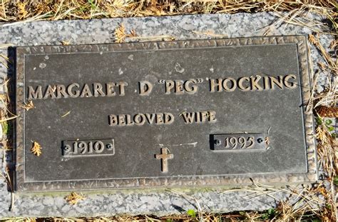 Margaret D Peg Kort Hocking Homenaje De Find A Grave