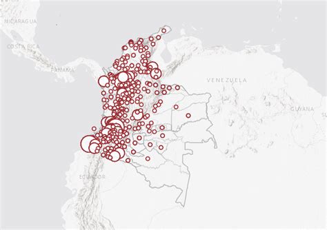 Conozca el mapa que muestra las cifras de asesinatos de líderes