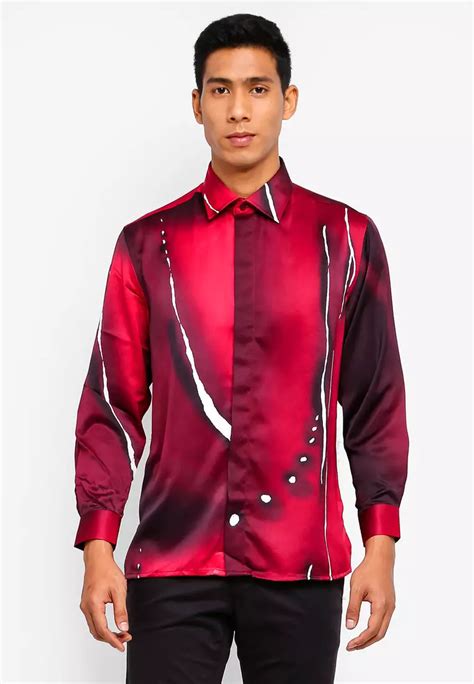 Buy Gene Martino Men S Batik Shirt Online Zalora Philippines