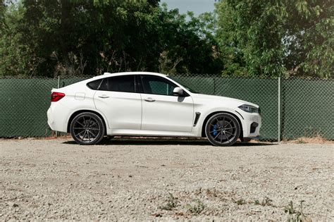 White Bmw X6 Sports Custom Vorsteiner Wheels — Gallery