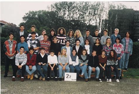 Photo De Classe 2°2 19931994 De 1993 Lycée Alain Borne Copains Davant