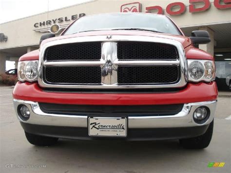 2005 Flame Red Dodge Ram 1500 Slt Regular Cab 38549360 Photo 8