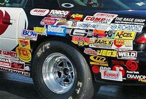 Find Lot Of Large Racing Decals Stickers NHRA NASCAR Nitro Chevy Mopar Hot Rod In Canton