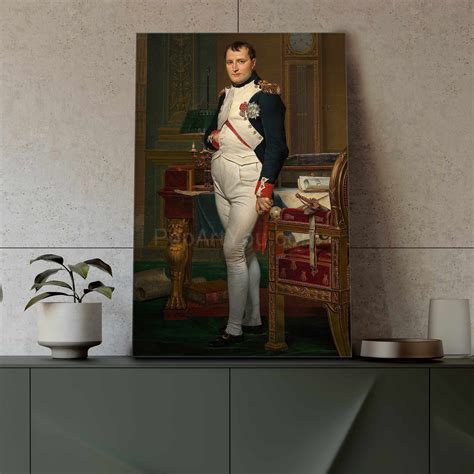 The Emperor Napoleon in His Study personalized male portrait ...