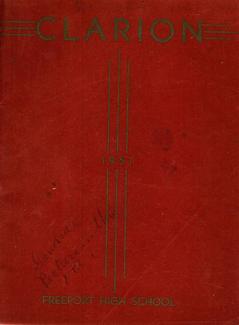 1951 yearbook from Freeport High School from Freeport, Maine for sale