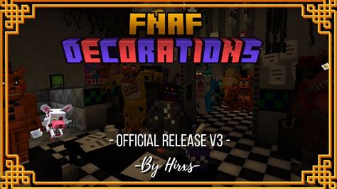 Fnaf S Decorations Official Release V Now Available Youtube