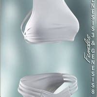 High Neck Bikini For Genesis 3 And Genesis 8 Female S Daz 3D